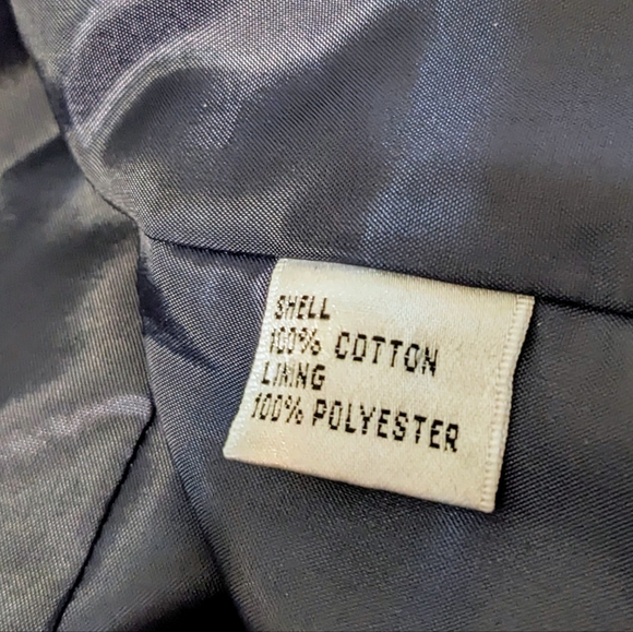 Talbots Petite Size 10 Navy/White Floral Blazer Jacket - Picture 11 of 11